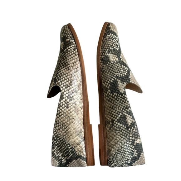 Dolce Vita Snakeskin Leather Loafers Slip On Shoes Women’s Size 8 - Picture 8 of 12